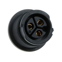 Amphenol CC-03PMFS-QC800P X-Lok 3 Pin Male Receptacle | Female Contact | Middle Size | Soldeer | 20 A