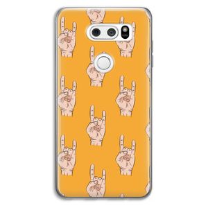 Rock: LG V30 Transparant Hoesje