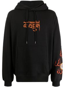 Maharishi hoodie Abundance Dragon en coton biologique - Noir