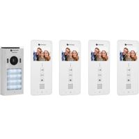 DIC-22142 Video intercom systeem voor 4 appartementen Deurintercom