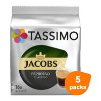 Tassimo - Jacobs Espresso Classico - 5x 16 T-Discs