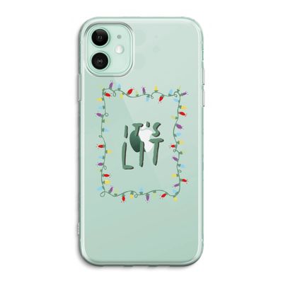 It's Lit: iPhone 11 Transparant Hoesje