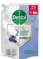 Dettol handzeep Soothe, lavendel en vioolbloesem, navulling van 500 ml Dettol handzeep Soothe, lavendel en vioolbloesem, navulling van 500 ml