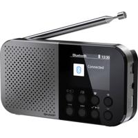 Sharp Outdoorradio FM, DAB Bluetooth Acculaadfunctie, Voelbare toetsen Zwart