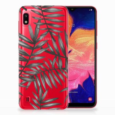 Samsung Galaxy A10 | TPU Case | Leaves Grey Samsung Galaxy A10 | TPU Case | Leaves Grey
