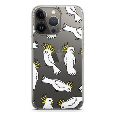 Papegaai: iPhone 13 Pro Transparant Hoesje