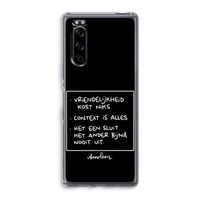 Mijn Motto's: Sony Xperia 5 Transparant Hoesje