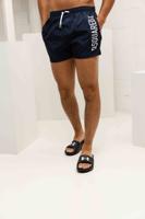 Dsquared2 Side Logo Zwembroek Heren Donkerblauw - Maat 48 - M - Kleur: Donkerblauw | Soccerfanshop