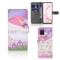 Samsung Note 10 Lite | Telefoonhoesje | Met pasjeshouder | Bird Flying