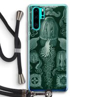 Haeckel Cubomedusae: Huawei P30 Pro Transparant Hoesje met koord