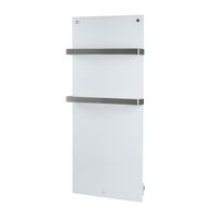 Eurom Sani 600 Comfort Infraroodpaneel badkamer 115x46.5cm Wifi 600watt Glas Wit 350333