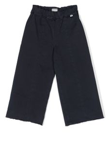 Il Gufo pantalon ample à taille élastiquée - Bleu