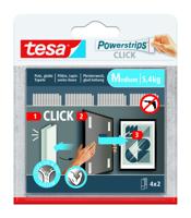 Kleefstip tesa powerstrips click medium 4 paar wit | 10 stuks