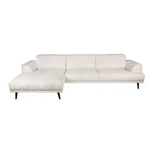 by fonQ Flair Hoekbank met Chaise Longue Links - Rib - Crème