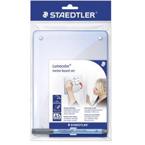 Staedtler Memobord Lumocolor memo board 641 (b x h) 148 mm x 210 mm Transparant Verwijderbare whiteboardfolie incl. 1 whiteboardmarker