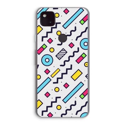 8-bit N°8: Google Pixel 4a 5G Transparant Hoesje