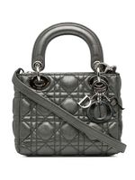 Christian Dior Pre-Owned mini sac à main Cannage Lady Dior (2011) - Gris