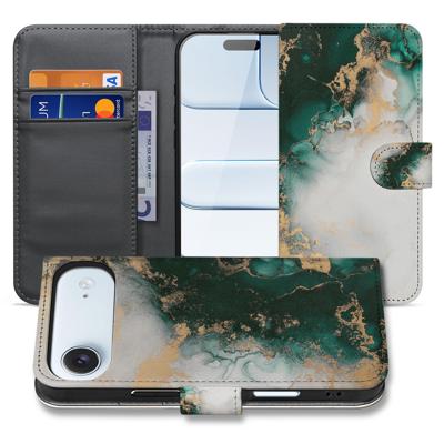 Marmer Groen Hoesje iPhone Air | Book Case Marmer Groen Hoesje iPhone Air | Book Case