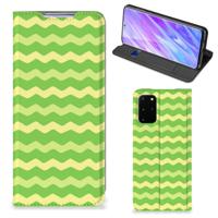 Samsung Galaxy S20 Plus | Hoesje met Magneet | Waves Green