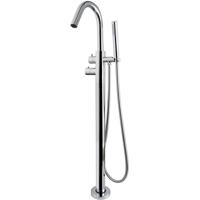 Wiesbaden Caral Vrijstaande Thermostatische Badkraan Chroom