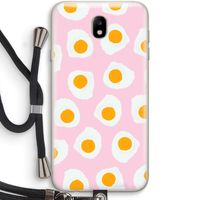 Dancing eggs: Samsung Galaxy J7 (2017) Transparant Hoesje met koord