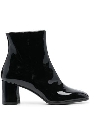 Carel Paris bottines à fini poli - Noir