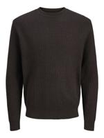 J&j Premium Jprblubarkley Knit Crew Neck Ch Ln Trui Fudge