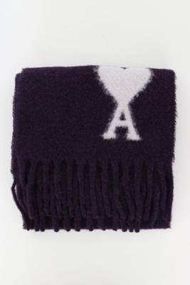 Ami Paris shawl USF422.AW0054 paars