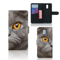 Telefoonhoesje | Met pasjeshouder | Nokia 2.3 Britse Korthaar