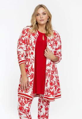 Yoek Cardi-blazer wide bottom FIONA | Wit | Maat 58/60