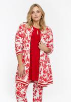 Yoek Cardi-blazer wide bottom FIONA | Wit | Maat 50/52