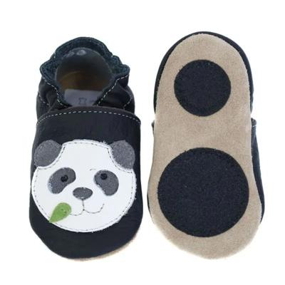 Hobea babyslofjes extra antislip Panda-20-21