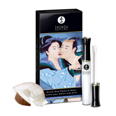 Shunga Divine Oral Lipgloss - Kokoswater - 0,33 fl oz / 10 ml