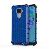 Voor Huawei Nova 5i Pro honingraat schokbestendige PC + TPU beschermhoes (blauw)