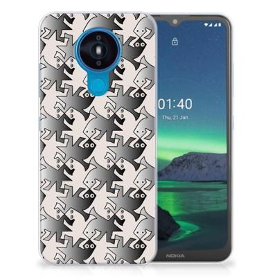 Nokia 1.4 | TPU Hoesje | Salamander Grey