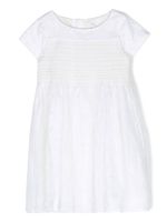 Bonpoint robe plissée à fronces - Blanc Bonpoint robe plissée à fronces - Blanc