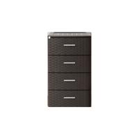 Bureau organizer - 4 lades - rotan bruin - 39 x 36 x 61 cm - Ladeblok - thumbnail