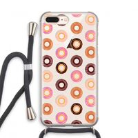Donuts: iPhone 7 PLUS Transparant Hoesje met koord