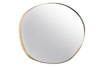 Wandspiegel NOEMI 70cm asymmetrisch ijzer goud - 43820