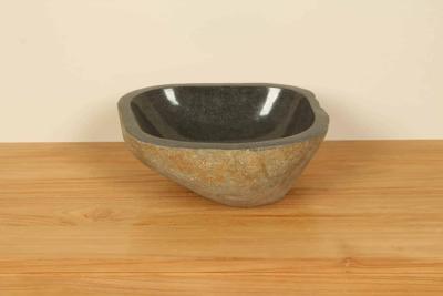 Rivierstenen waskom RM030346, 43x36x15 cm