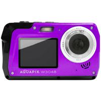 Aquapix W3048-V Edge Violet Digitale camera 48 Mpix Violet Onderwatercamera, Frontdisplay