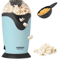 JAP Appliances Happy Pops - Retro popcorn machine (2-3 personen) - 1200W - Klaar binnen 3 minuten - Zonder olie - Blauw - thumbnail