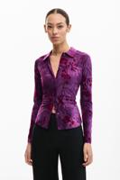 Oosters shirt met knopen - RED - XS