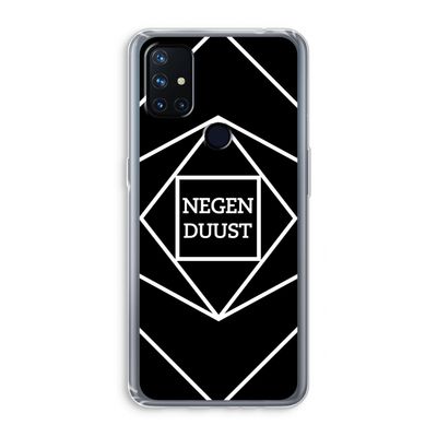 Negenduust geometrisch: OnePlus Nord N10 5G Transparant Hoesje