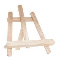 Houten kookboekstandaard houder/tablet 21 cm - thumbnail