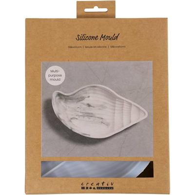 Creativ Company Siliconen vormen, conchschelp , h: 2 cm, l: 20 cm, b: 11 cm, 1 stuk