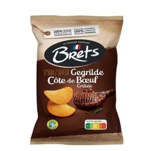 Brets Brets - Gegrilde Cote de Boeuf Chips 125 Gram 10 Stuks
