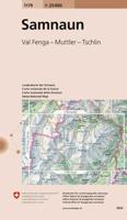 Wandelkaart - Topografische kaart 1179 Samnaun | Swisstopo