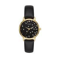 Horlogeband Kate Spade New York KSW1395 Leder Zwart 16mm