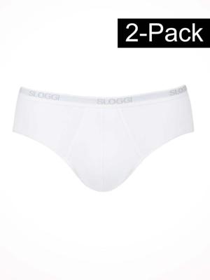 Sloggi - Basic Midi 2-Pack - wit, Maat:2XL